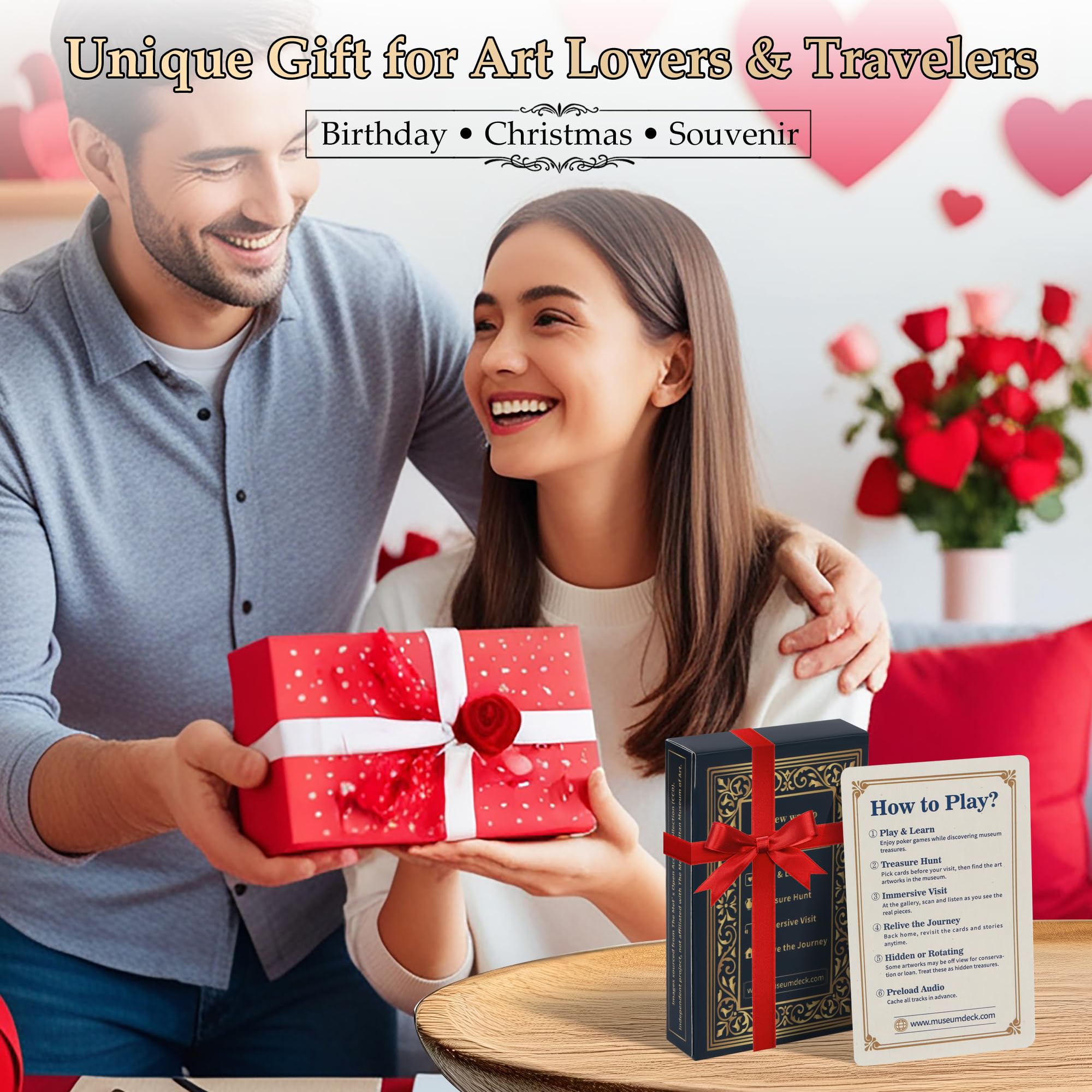merryhome Arts of Playing Cards with QR Audio Guides - The Metropolitan Museum of Art x Discover Art & Play Cards | Themed Playing Cards | Museum Decks | Unique Gift for Art Lovers & Travelers