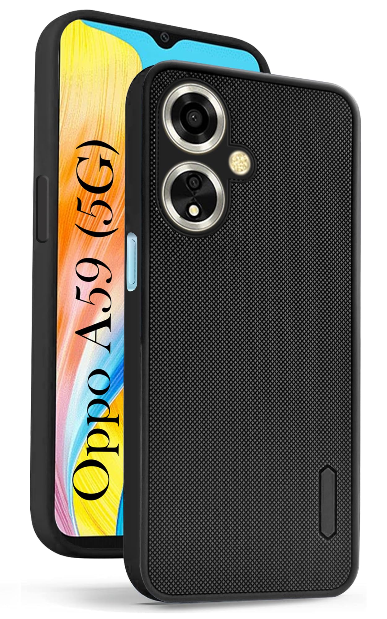 Jkobi Back Cover Case for Oppo A59 5G (Textured Grip Design | Camera Protection | Slim and Light Weight | Soft Touch and Feel | Black) (B0D9QWSGNT) Amazon Price History, Amazon Price Tracker