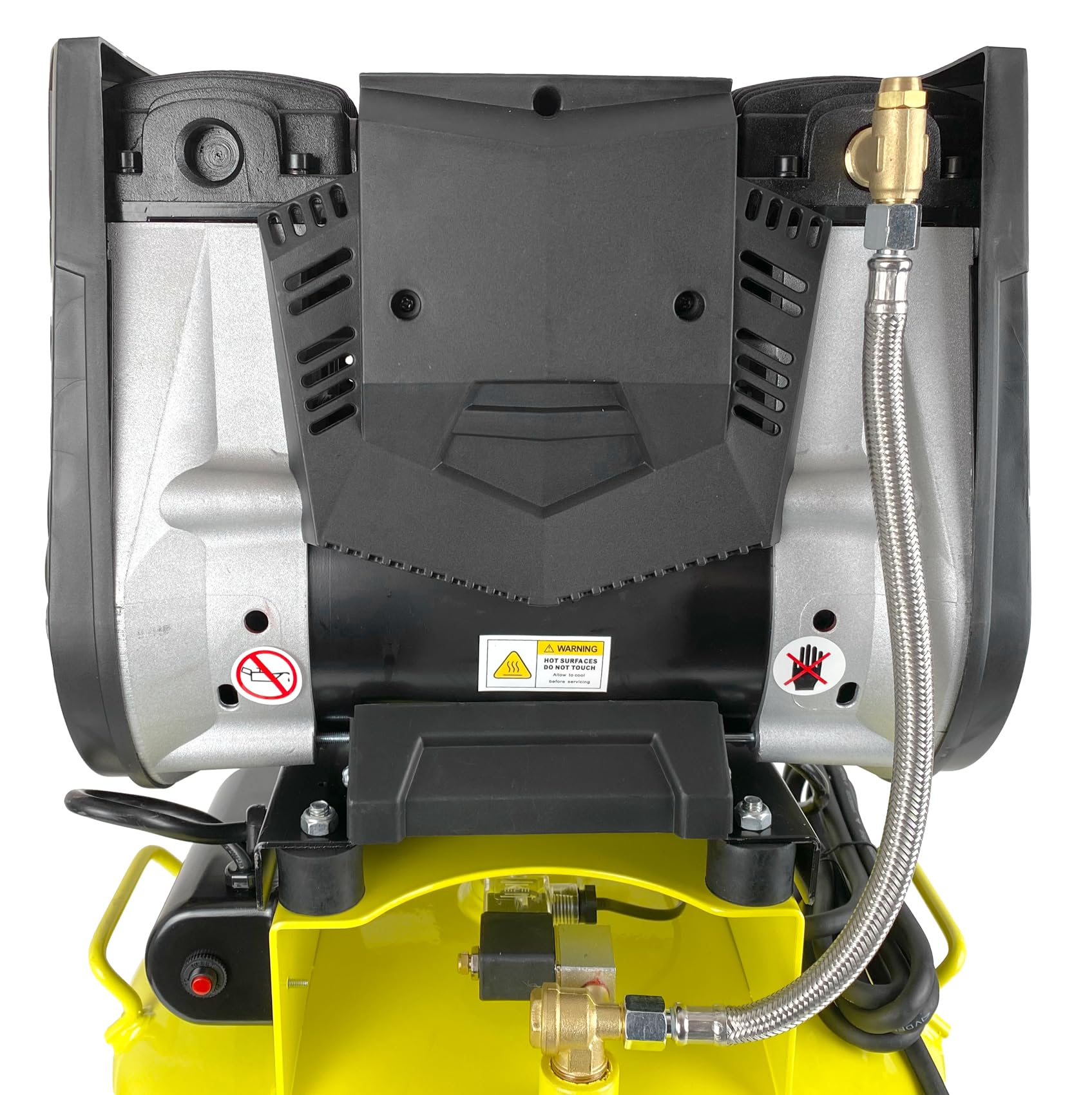 WELDINGER Flüsterkompressor FK 150 up innenbeschichteter 40 l Tank 1500 W (Silent Kompressor Kolbenkompressor) 5 Jahre Garantie