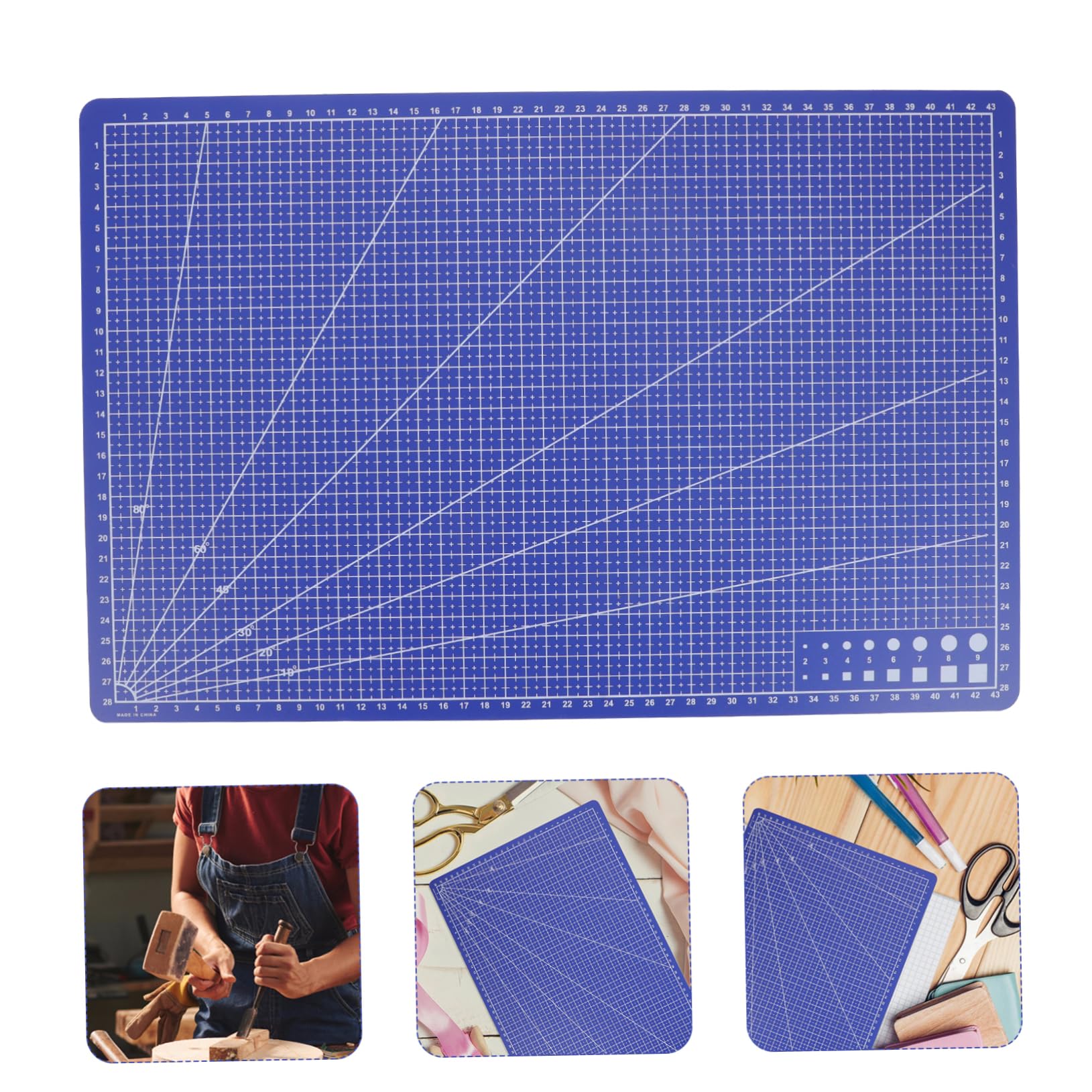 2piezas Tapetes De Corte De Pvc Duraderos Para Costura y Grabado De Tapete Autocurativo Sola Cara Para Manualidades y Proyectos De Arte