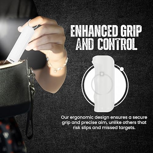 Miniatura 4 de Police Magnum Llavero de pimienta con tapa abatible, 1 paquete de 12 oz  Máxima resistencia al calor OC con tinte, soporte táctico pequeño compacto