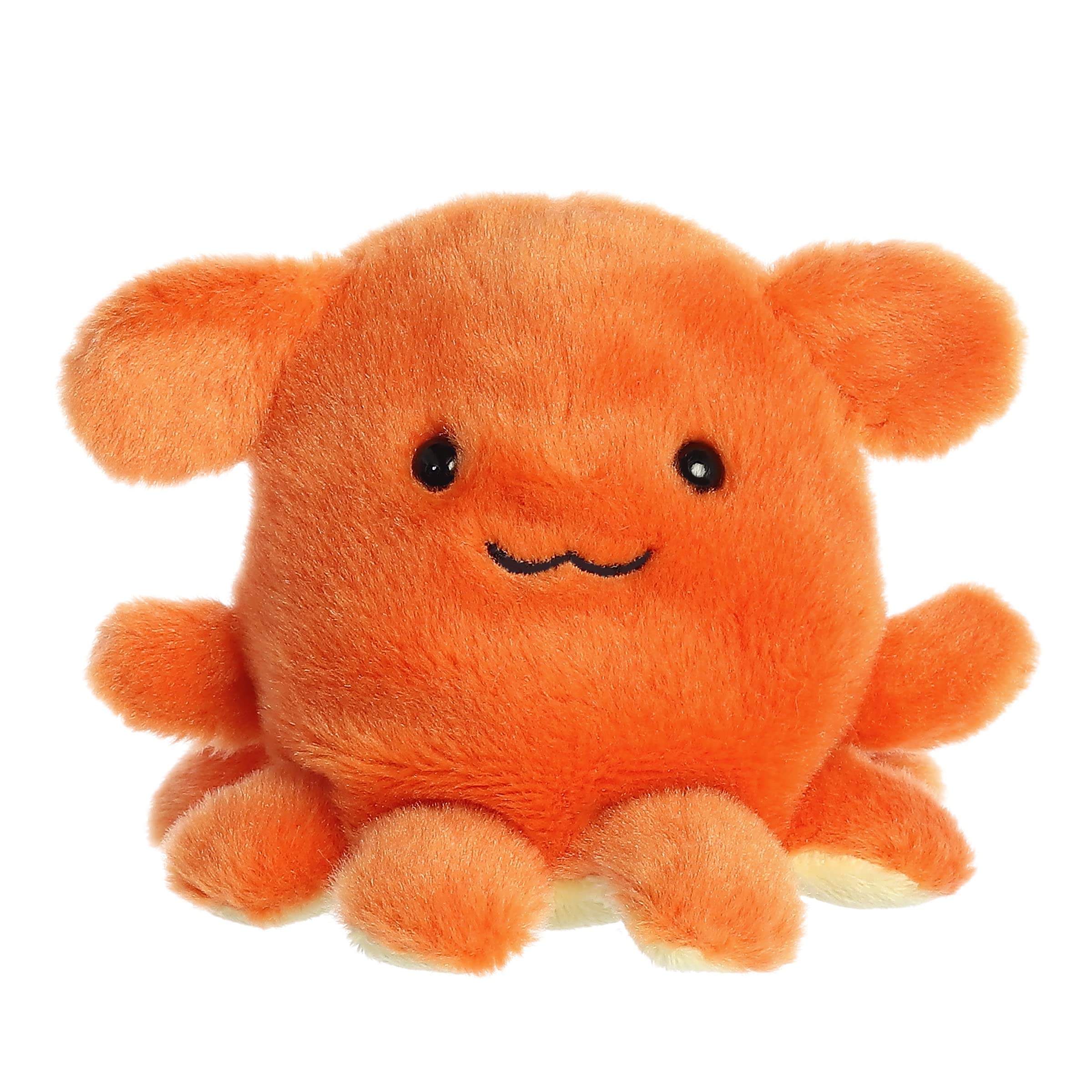 Aurora® Adorable Palm Pals™ Ditsy Octopus™ Stuffed Animal - Pocket-Sized Fun - On-The-Go Play - Orange 5 Inches