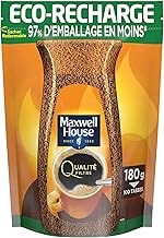 Maxwell House Grain entier Café Soluble Qualité Filtre Eco recharge 180G