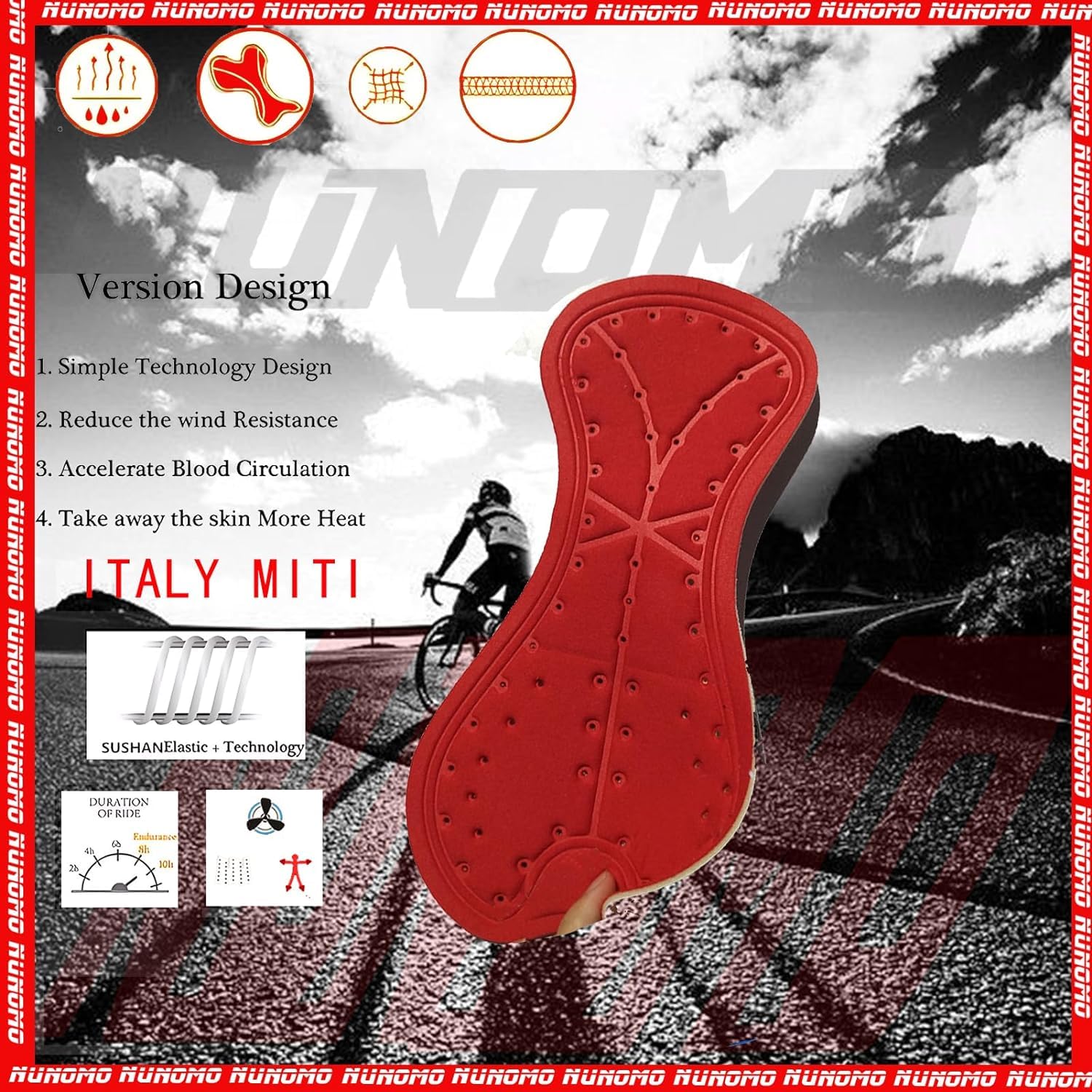 Tuta da Triathlon a Maniche Corte da Uomo, MTB Body Trisuit Cycling Skinsuit with Gel Pad per Nuoto/Corsa/Ciclismo, Men's Elite Sleeveless Trisuit/Corsa/Ciclismo