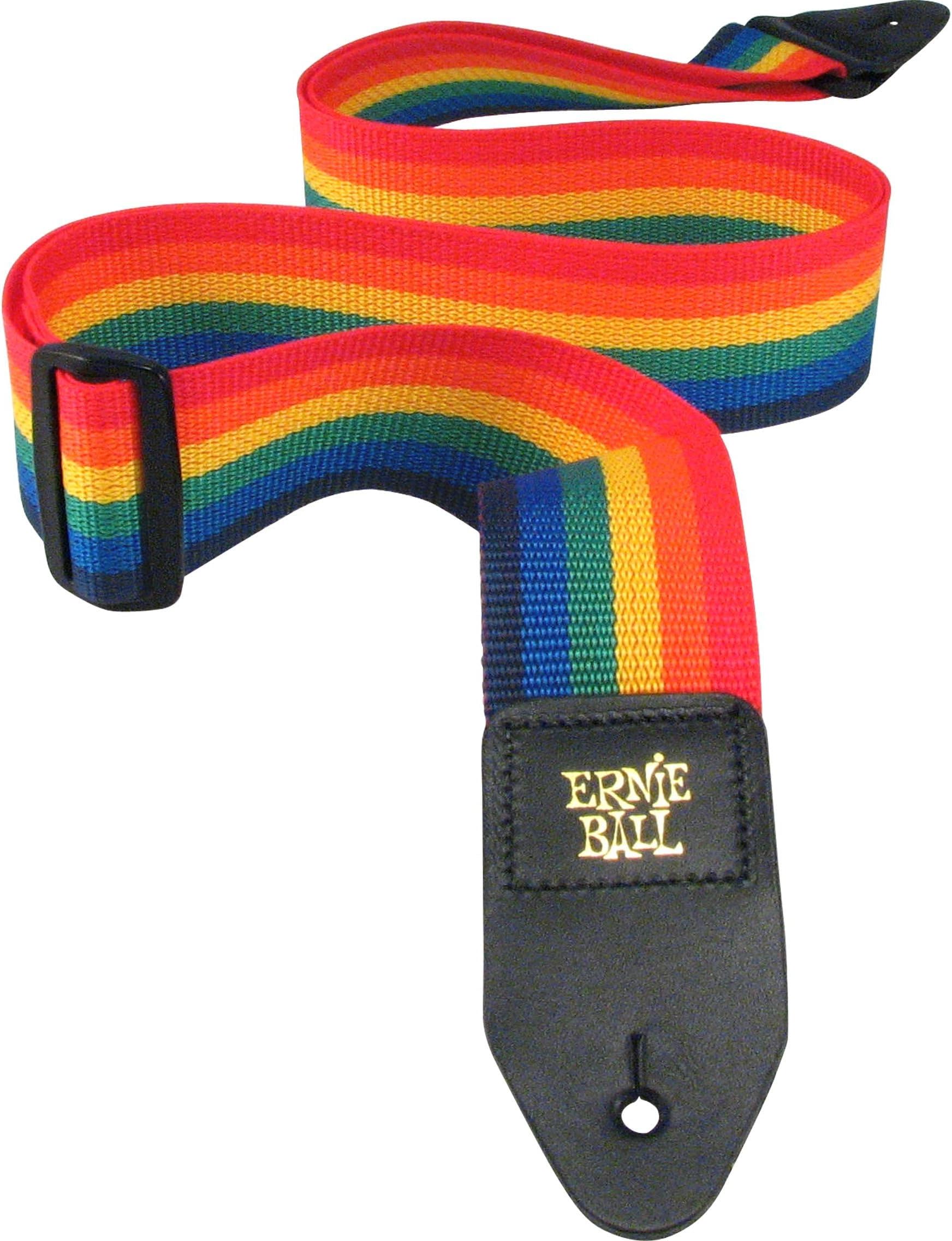 4044 Ernieball Polypro Strap Rainbow