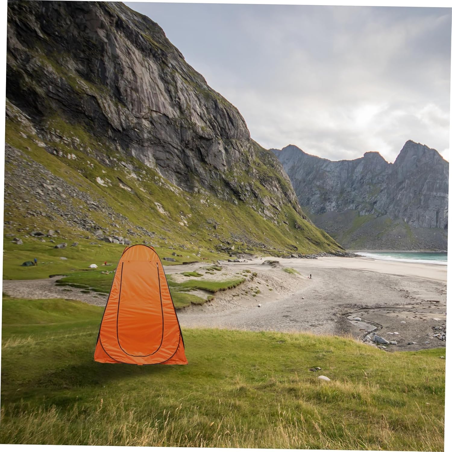 Kisangel Outdoor Automatic Shower Tent Durable Privacy Changing Room for Camping Fishing and Travel and Windproof with Spacious Design