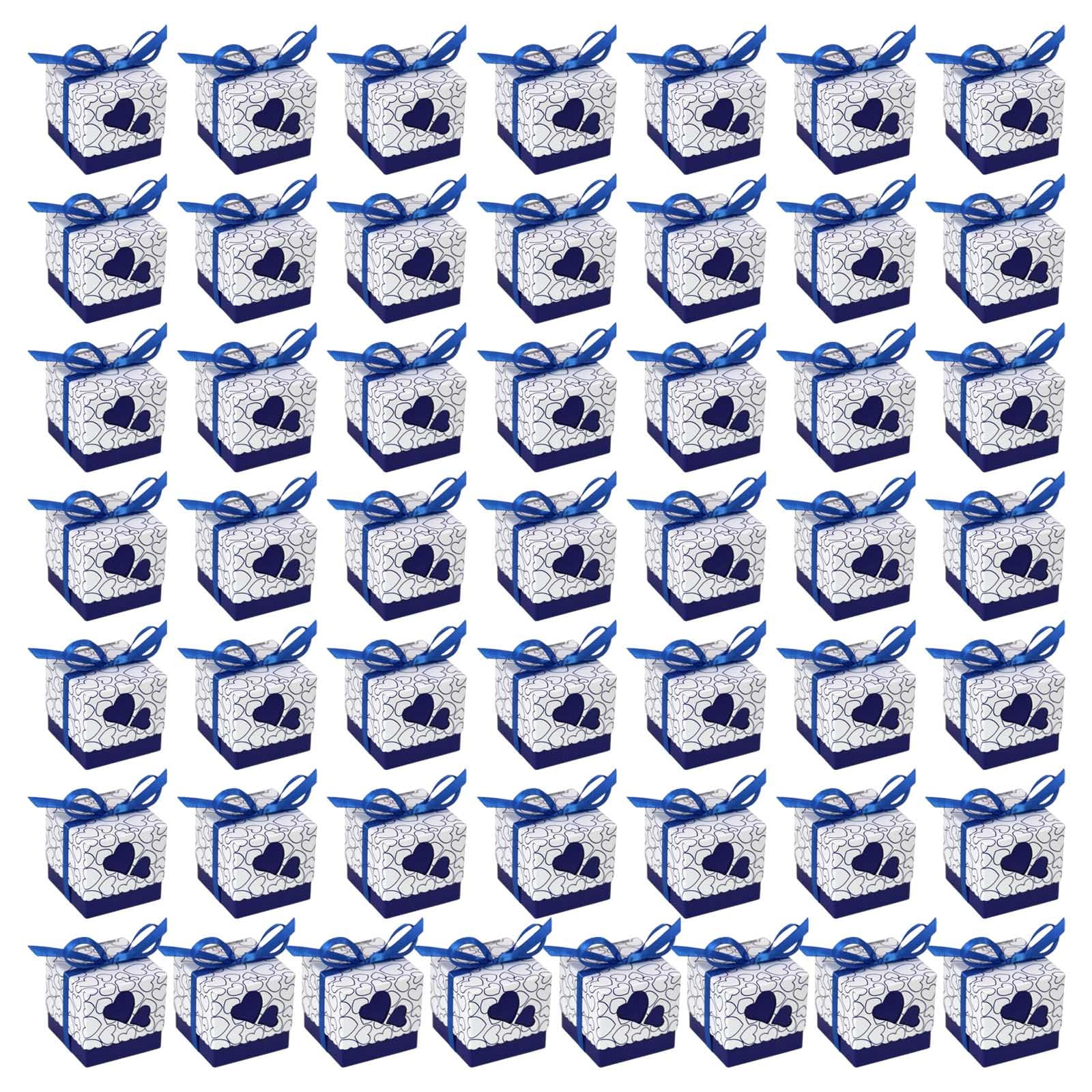 Msioytog 50Pcs Square Candy Boxes Multipurposes Organization Holder Access for Travel Camping Multifunction Organizers