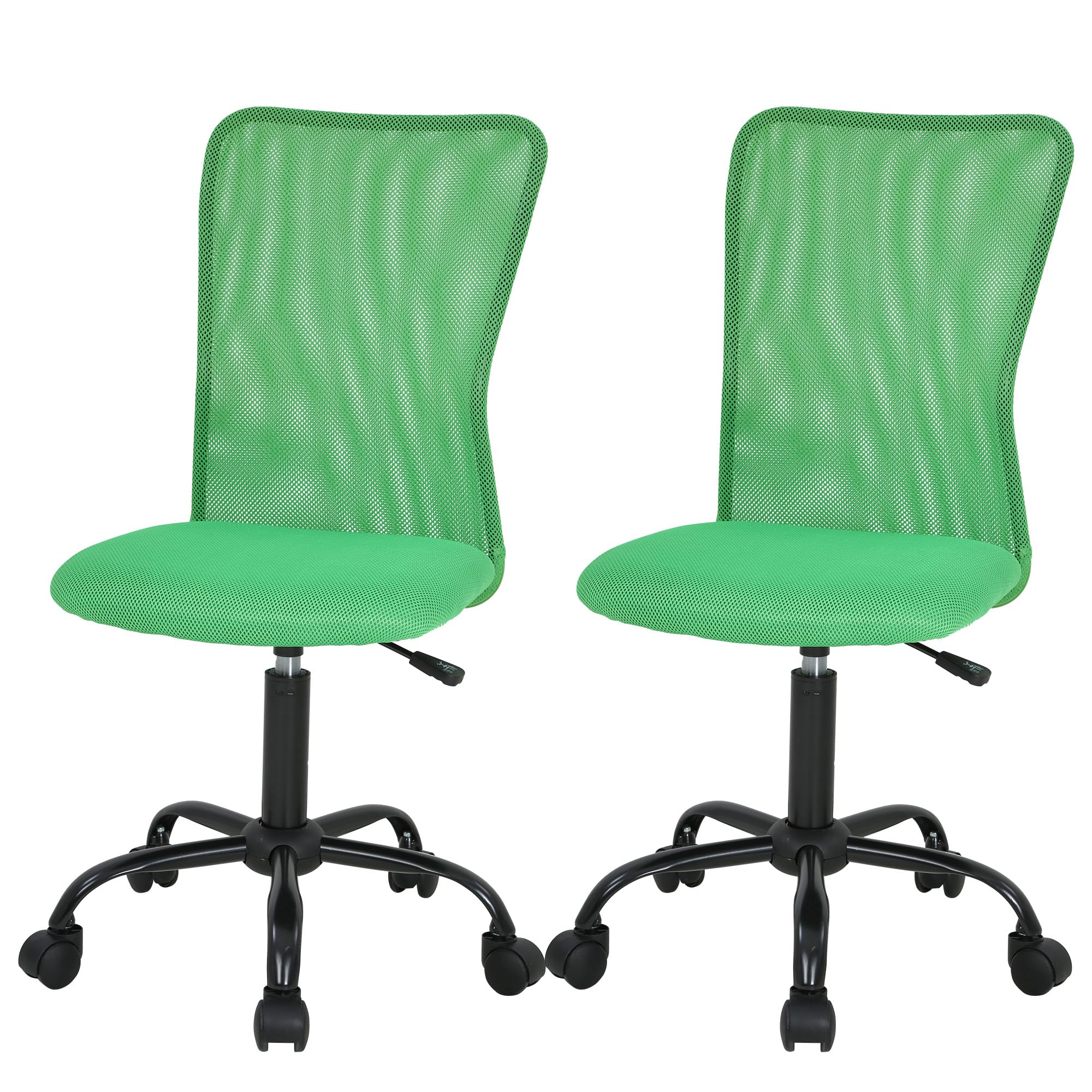 Snapklik.com : FDW Home Office Chair Mid Back Mesh Desk Chair Armless ...