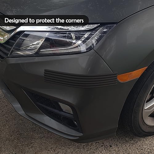 Miniatura 5 de Protectores de parachoques de automóvil DIY 5 unidades  Protectores de parachoques de goma autoadhesivos fuertes para automóviles  Tiras de