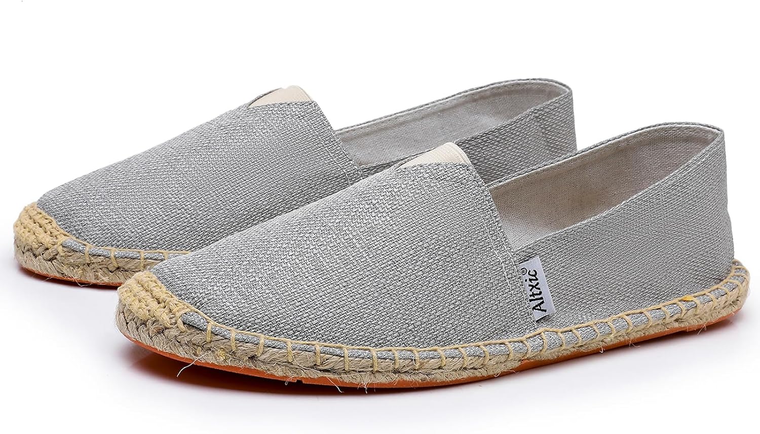 Altxic Men's Closed Toe Comfortable Canvas Slip on Flat Espadrilles - Image 7