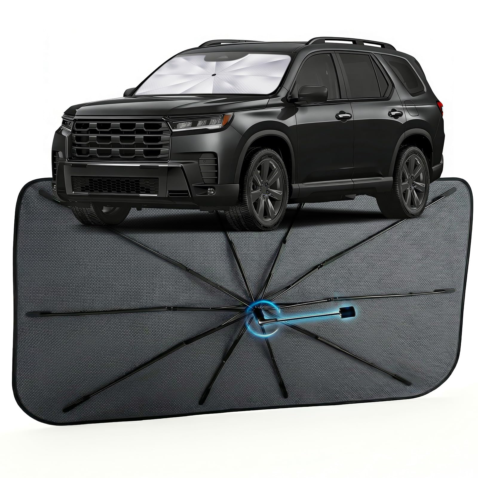 Car Windshield Sun Shade Umbrella for Honda Pilot 2016-2026, 1:1 Fit
