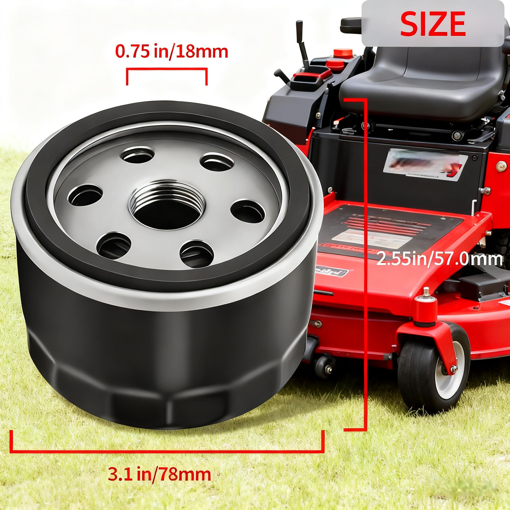 Amazon.com: Viclaakesi 6Holes 49065-0721 49065-0731 Oil Filter