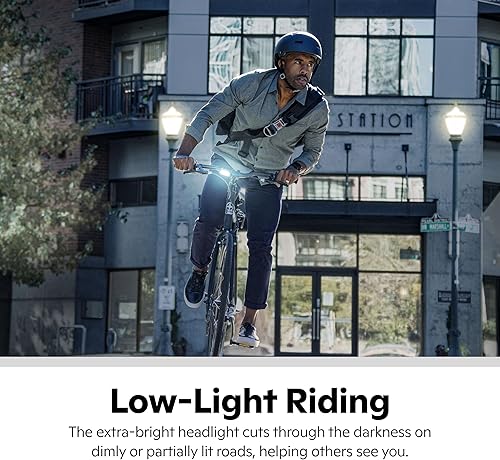 Miniatura 3 de Schwinn Faro LED para bicicleta y luz trasera, recargable por USB, juego de luces de 100 lúmenes, color negro