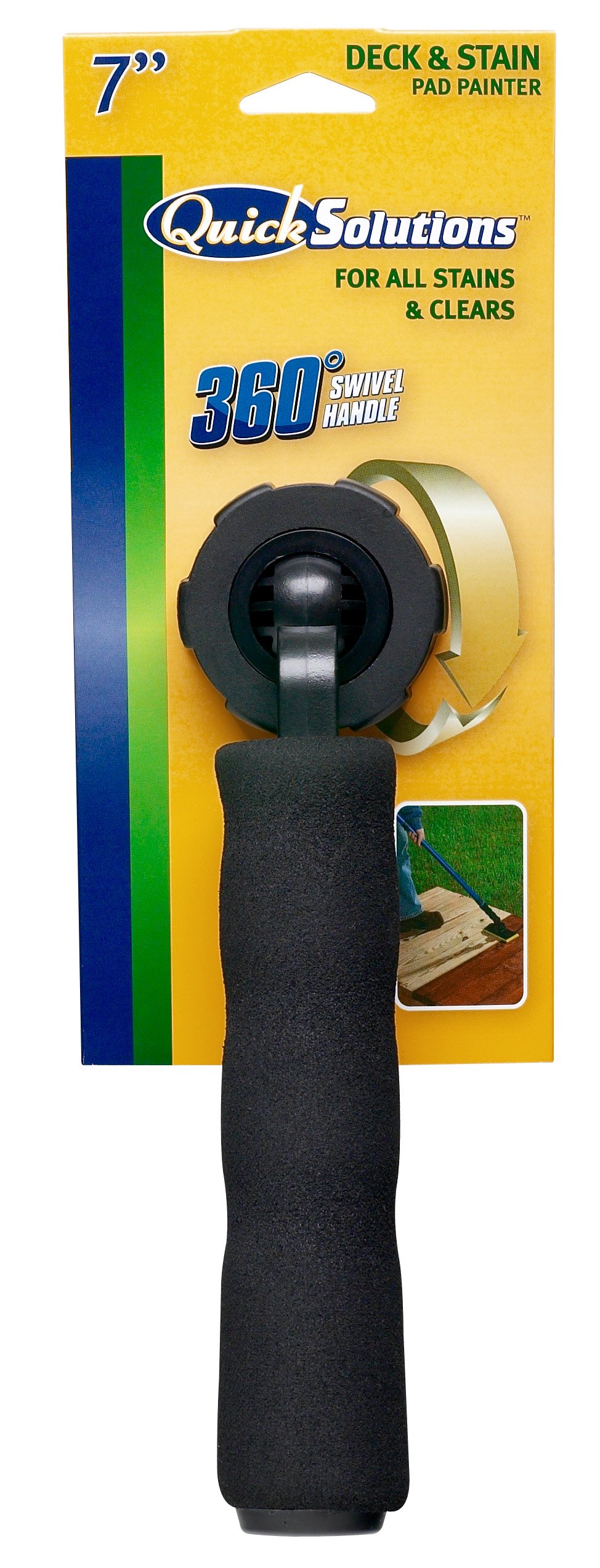 Bestt Liebco 991750700 Quick Solutions Deck & Stain Pad Painter, 7 inch