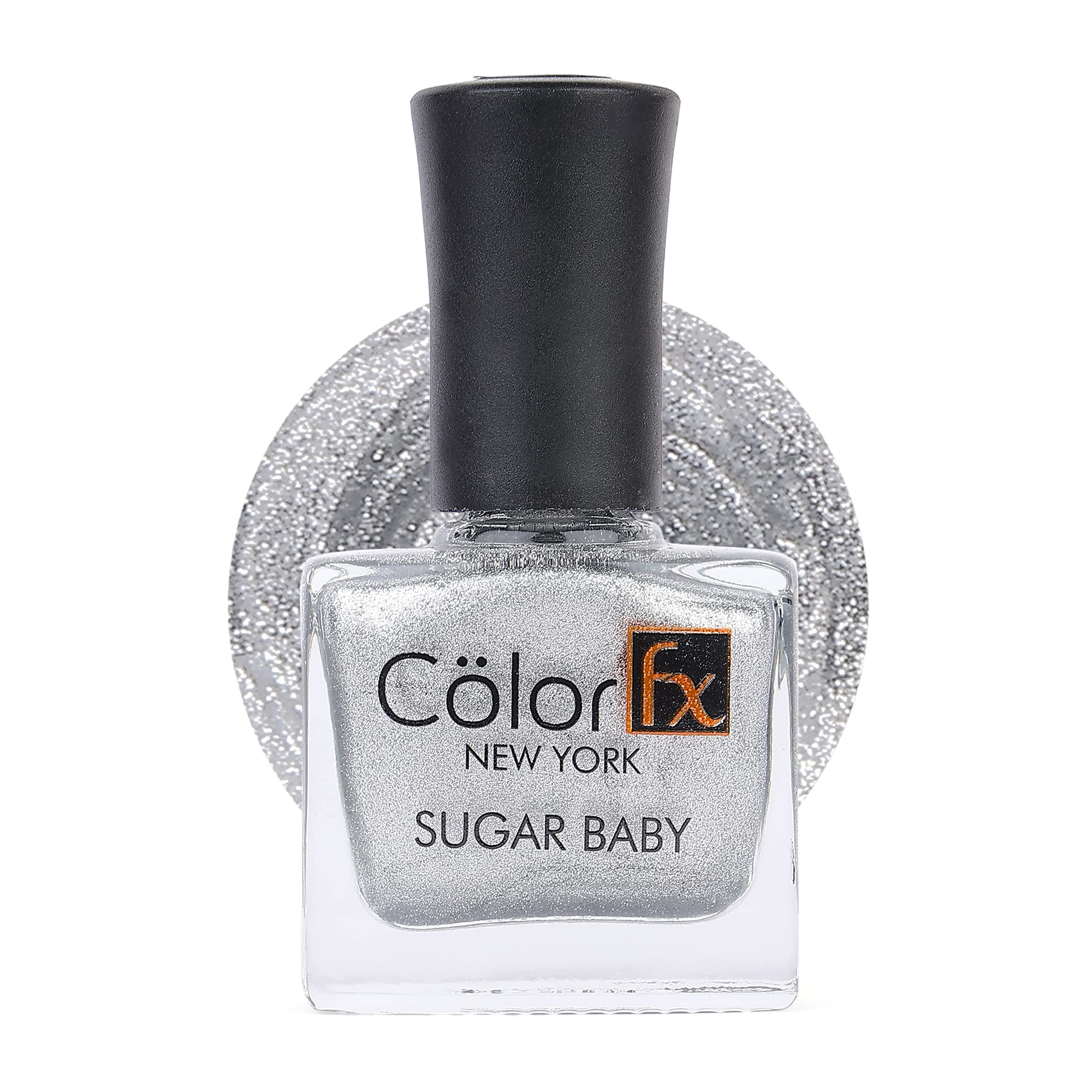 Color Fx Sugar Baby Matte Finish Nail Enamel Nail Paint,Qucik Dry, Non-Yellowing, Chip Resistant, 100% Vegan, Travel Size Nail Polish (Grey)-image-20