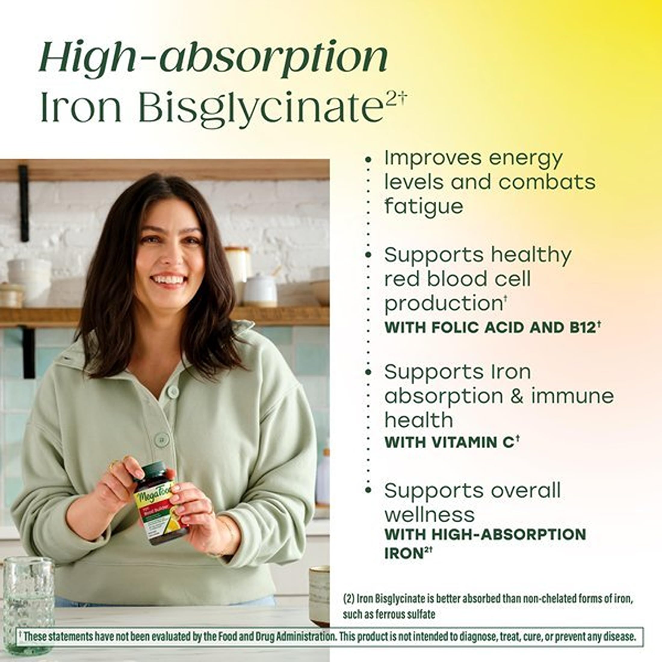 MegaFood Blood Builder Iron Supplement, Energy Support, Vegan, 180 Tablets — Amazon image 5