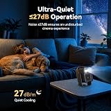Wanbo Togo Pro Vidéoprojecteur Portable avec Batterie, 3,5 h d’Autonomie, Google TV, 500 ANSI, Full HD 1080P, WiFi Bluetooth, Auto Focus & Keystone, Rotation 360°, Home Cinéma & Camping - 4