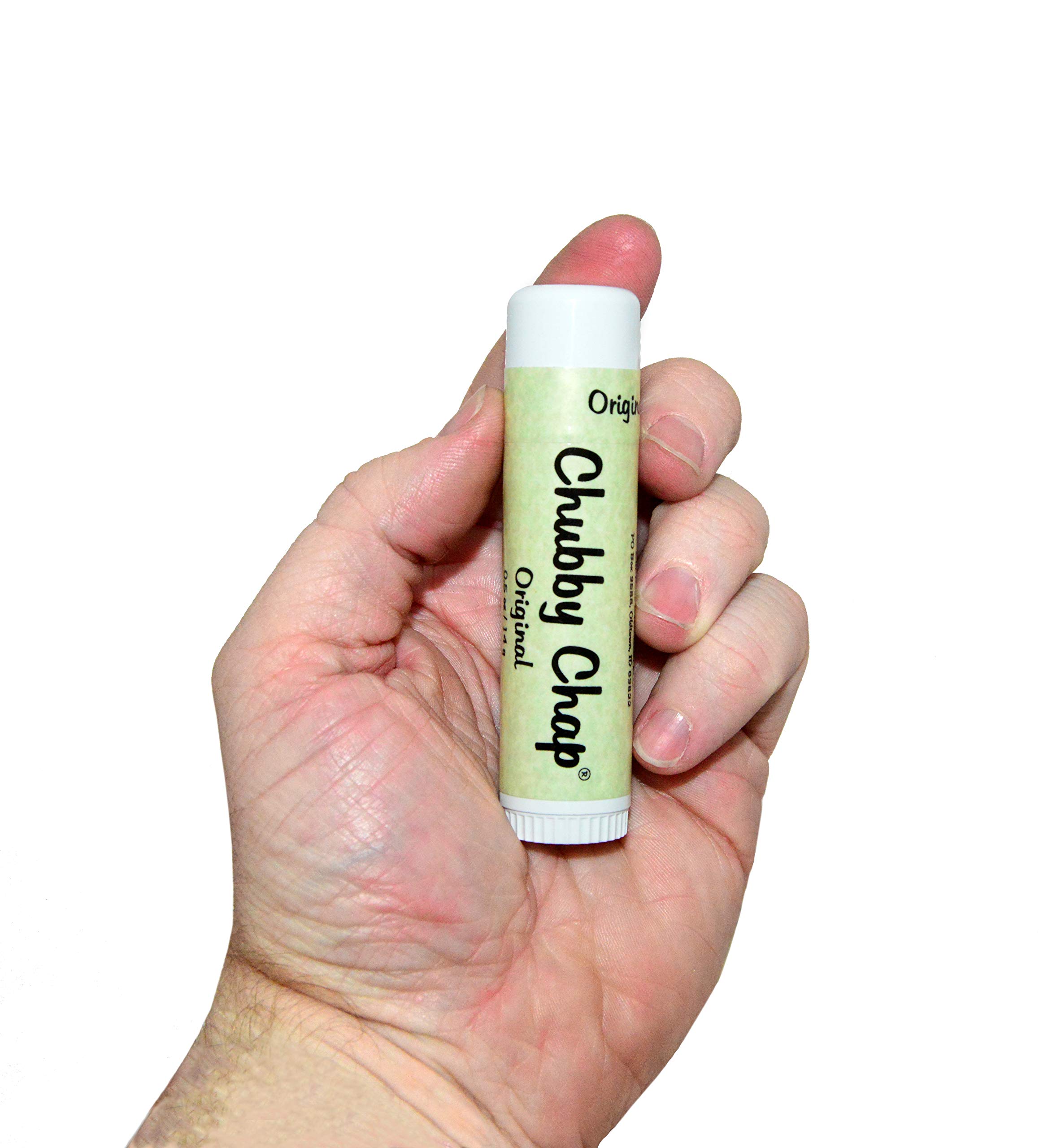 One (1x) Large Jumbo Chapstick Natural Chapstick - .5 Ounce Lip Balm (Original)