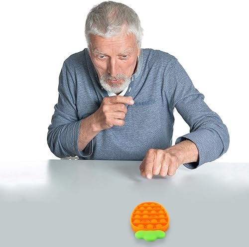 Miniatura 4 de Pop It Fidget Toys - Juguete sensorial fidget para alivio de la ansiedad, estrés, autismo, necesidades especiales; suministros para maestros de