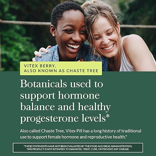 Miniatura 14 de Gaia Herbs Vitex Berry - Apoya el equilibrio hormonal y la fertilidad para las mujeres - Progesterona saludable para la salud menstrual - 120