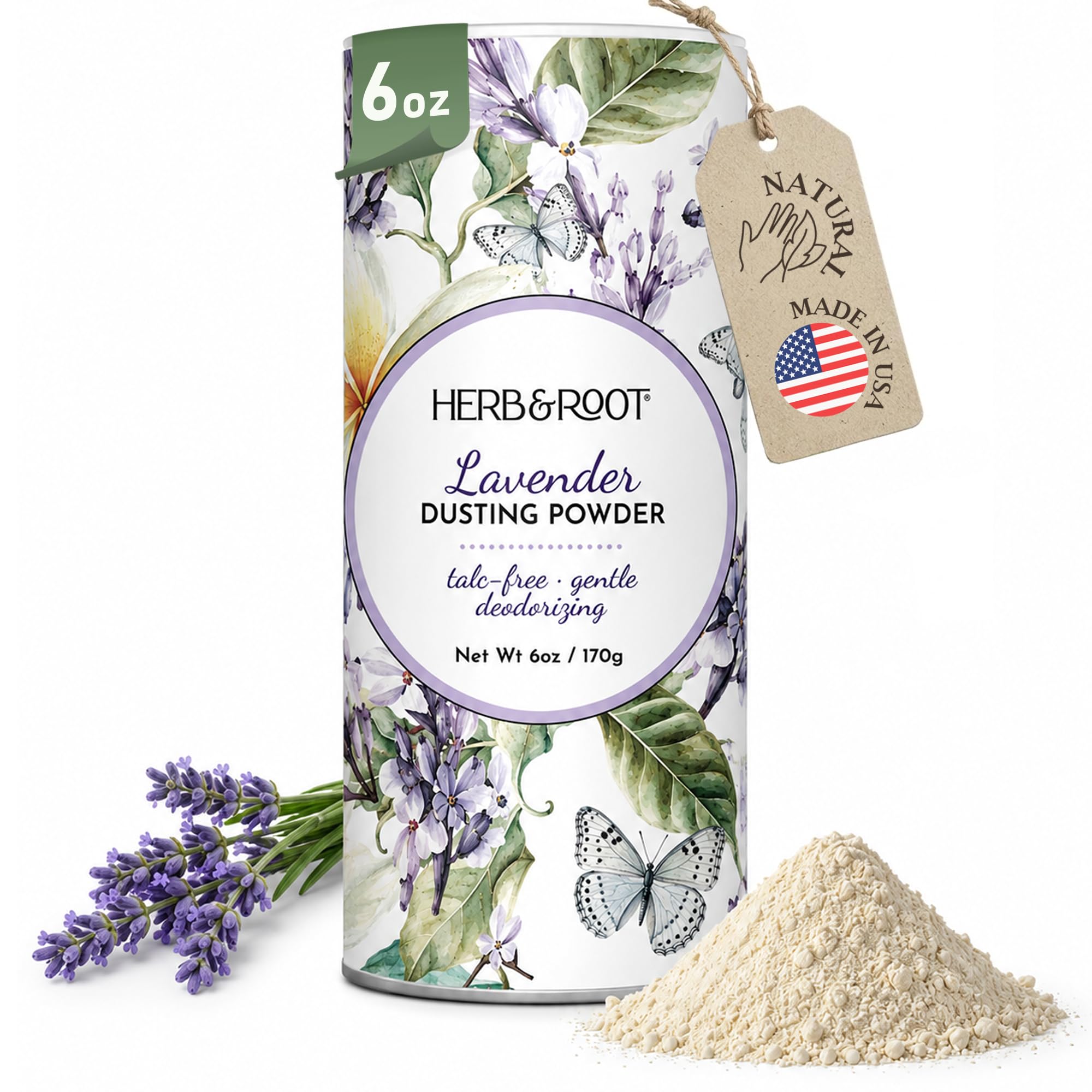 Amazon.com: Herb & Root Talc Free Body Dusting Powders. Rose