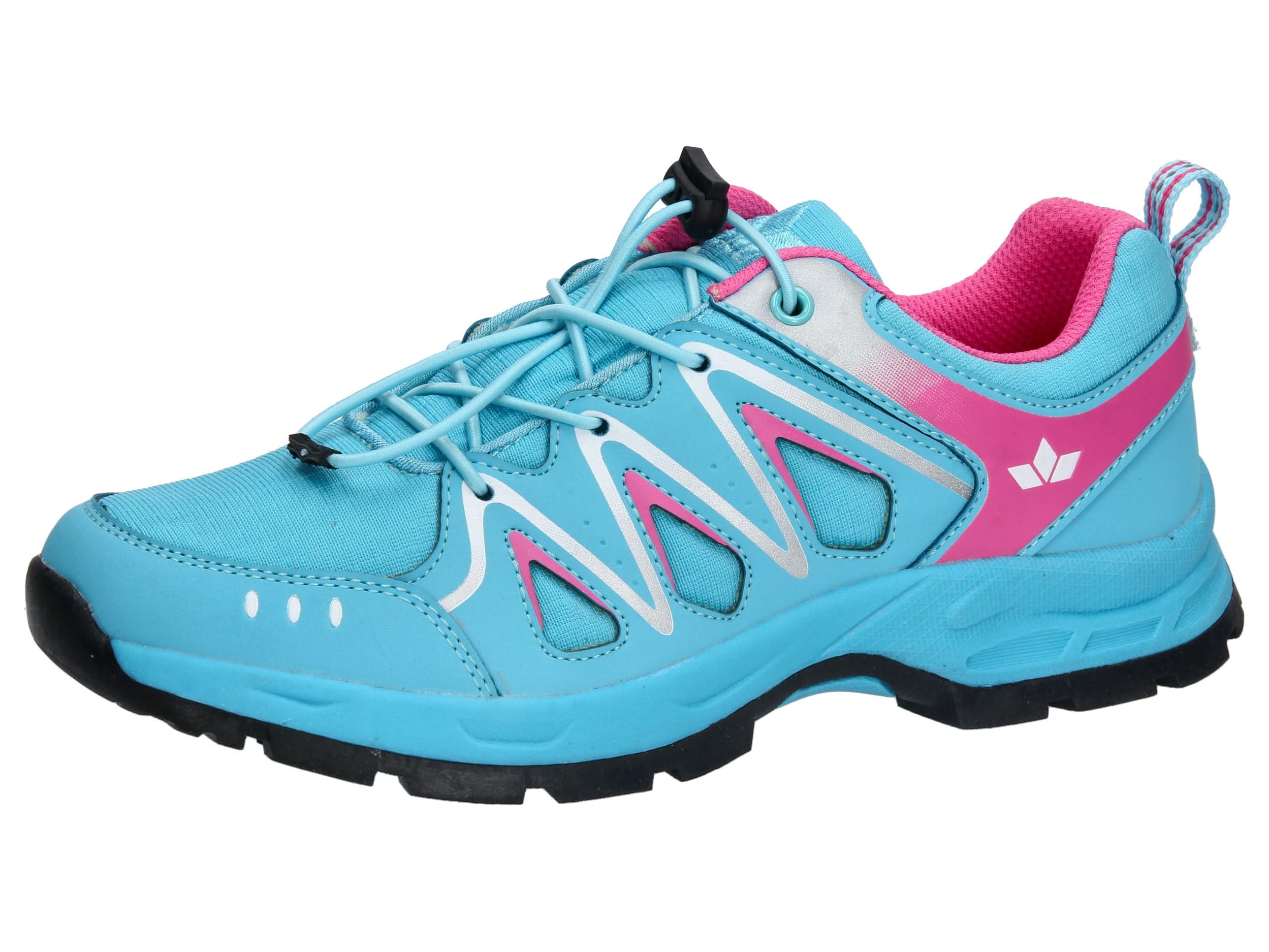 Lico Unisex Newfield Trekking Shoes, Turquoise/Pink, 36 EU, Turquoise Pink, 4 UK