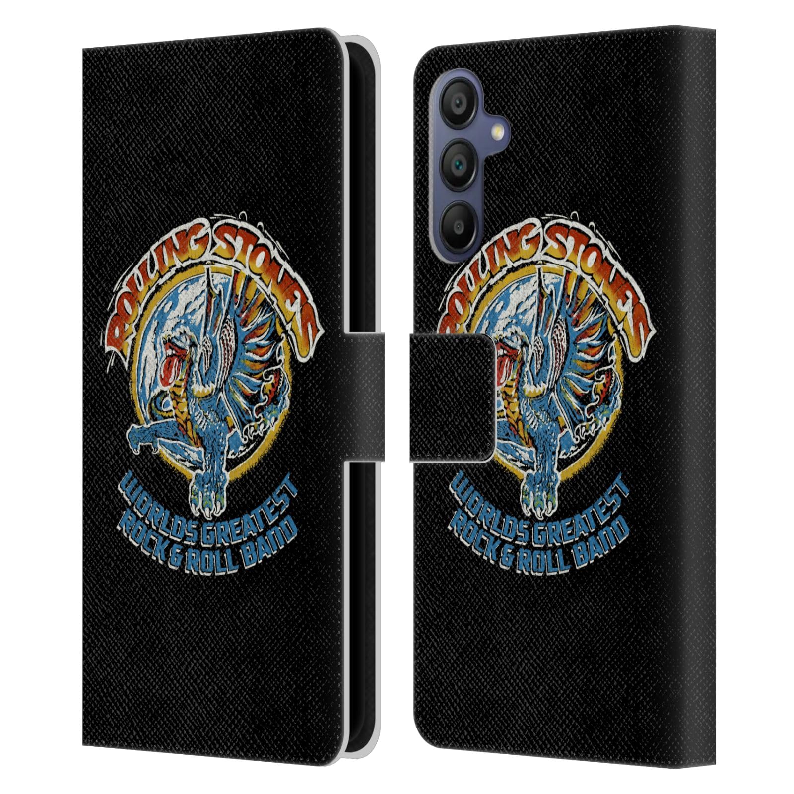 The Rolling Stones funda Samsung Galaxy A15 que protege pantalla y tarjetas 7