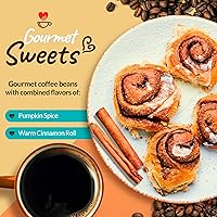 Vista 3 de Smart Sips, Pumpkin Spice Cinnamon Roll Coffee, Medium Roast, Gourmet Flavored Coffee Single Serve Pods for Keurig K-Cup Brewers, 24 Count
