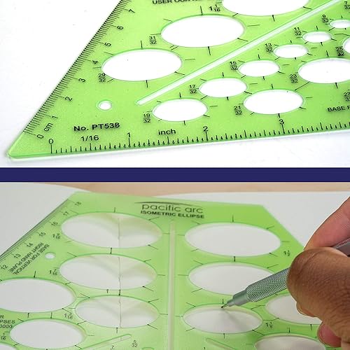 Vista 29 de Pacific Arc Guía profesional de plantillas de planos de casa, con puertas, electrodomésticos, accesorios de plomería