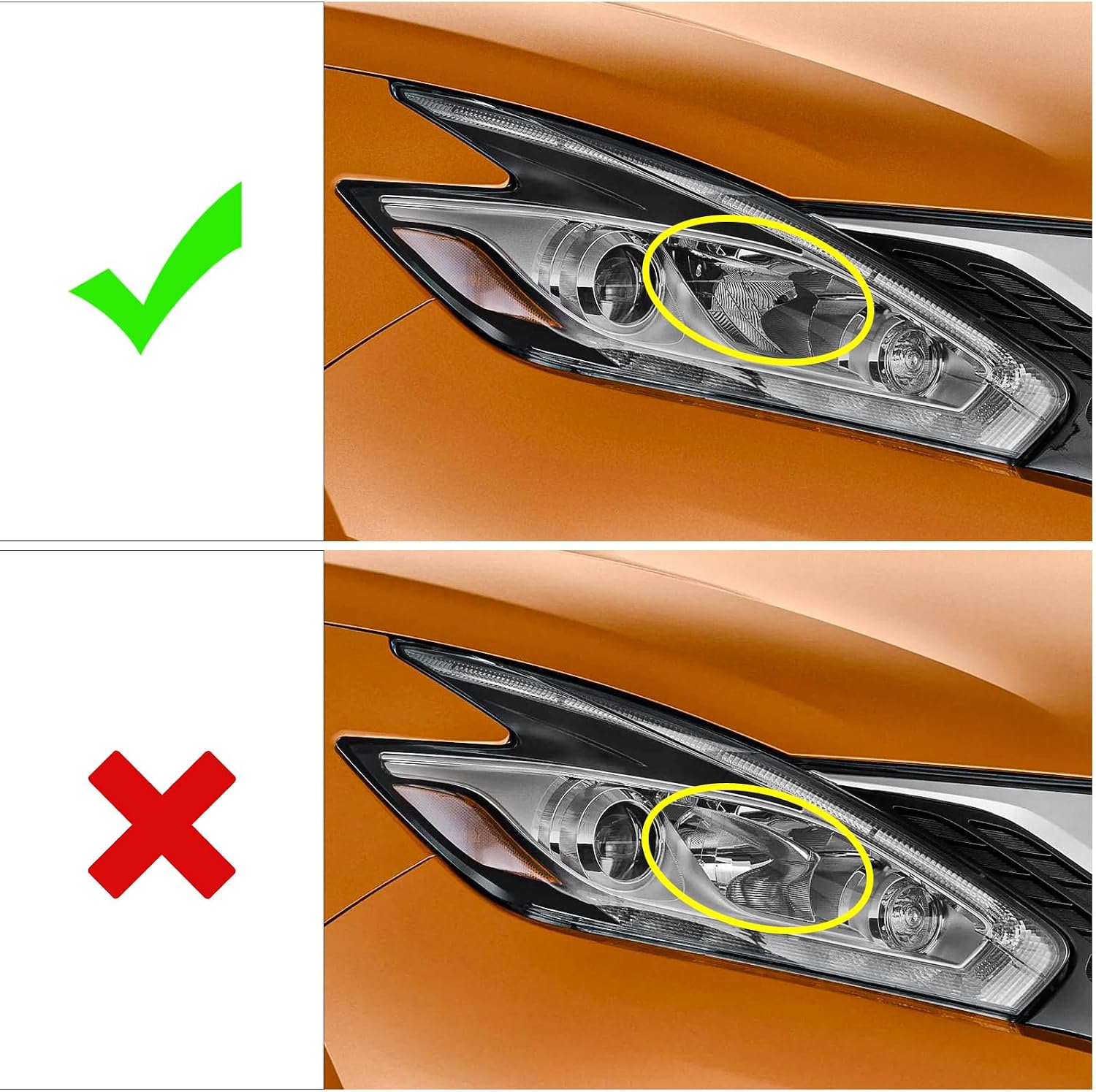 Huray Right LED Headlight Assembly Fit for Nissan Murano 2015 2016 2017 2018 [LED Model] RH OE Factory LED DRL Projector Headlamp w/o Bulbs Replacement Passenger Side