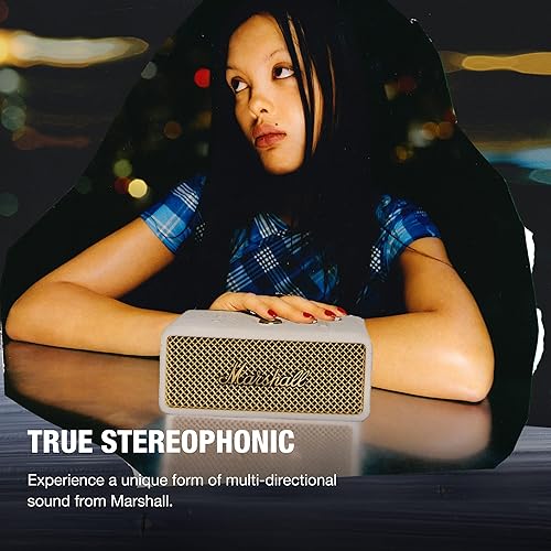 Miniatura 3 de Marshall Emberton III - Altavoz Bluetooth portátil, diseño resistente al agua IP67, sonido estéreo fuerte, graves profundos con tiempo de