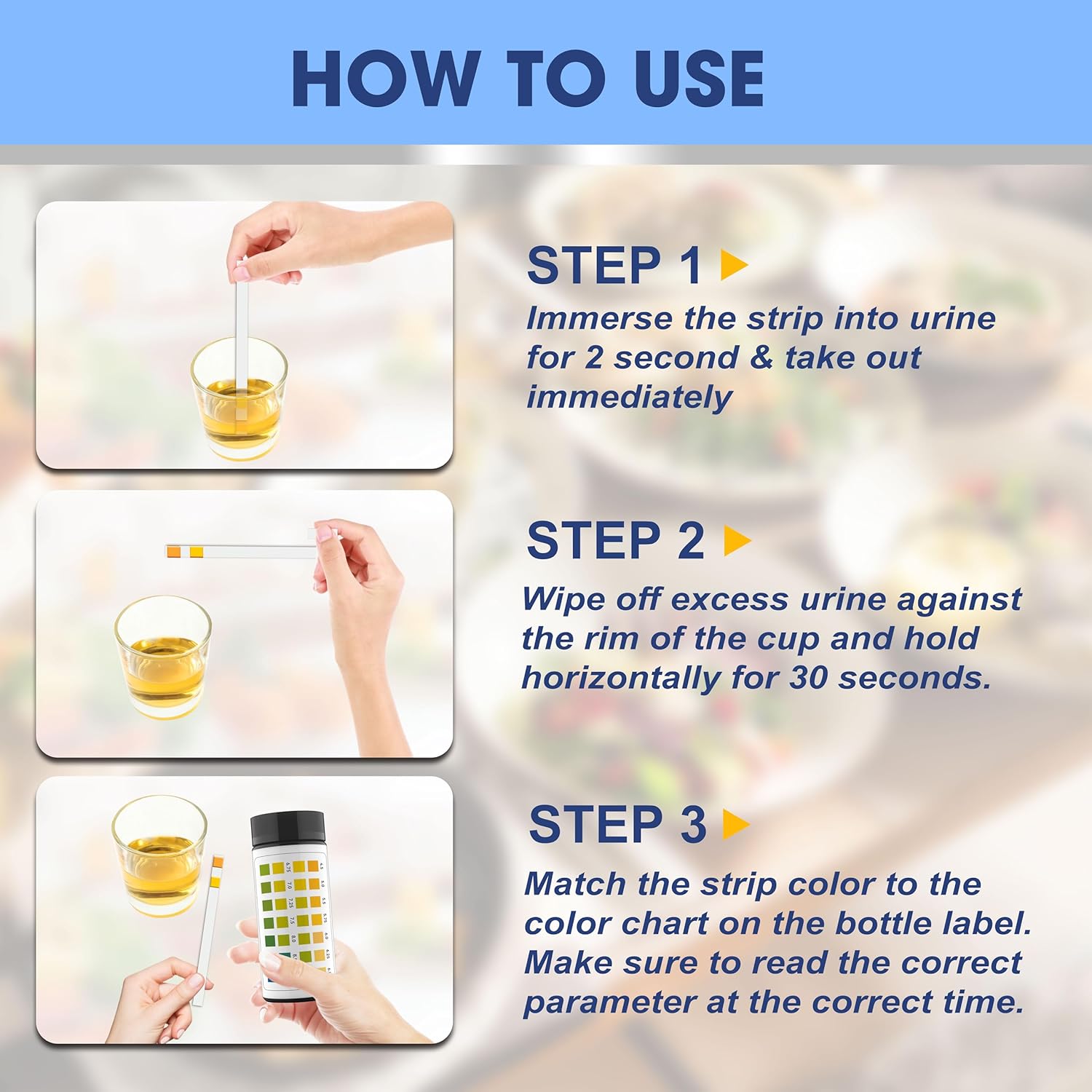 pH Test Strips for Urine 4.5-9.0 | Quick & Accurate Urine pH Testing Strips, Measures pH Values at Home - Image 3