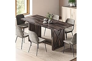 DWVO 70.8" Spacious Farmhouse Kitchen Dining Table