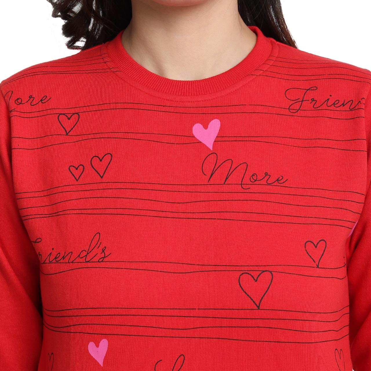 CHOZI Women's Fleece Round Neck Sweatshirt offers donot miss 5 CHOZI Women's Fleece Round Neck Sweatshirt offers donot miss