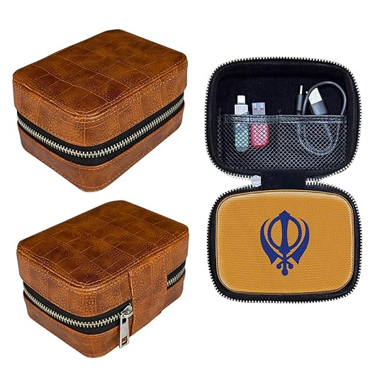 Zaoma Case/Carrying Compact Size Mini Travel Protective Pouch Compatible for Saregama Carvaan Mini 2.0 Gurbani - Music Player Bluetooth/FM/AM/AUX (SRGMGUR_BOXTAN)