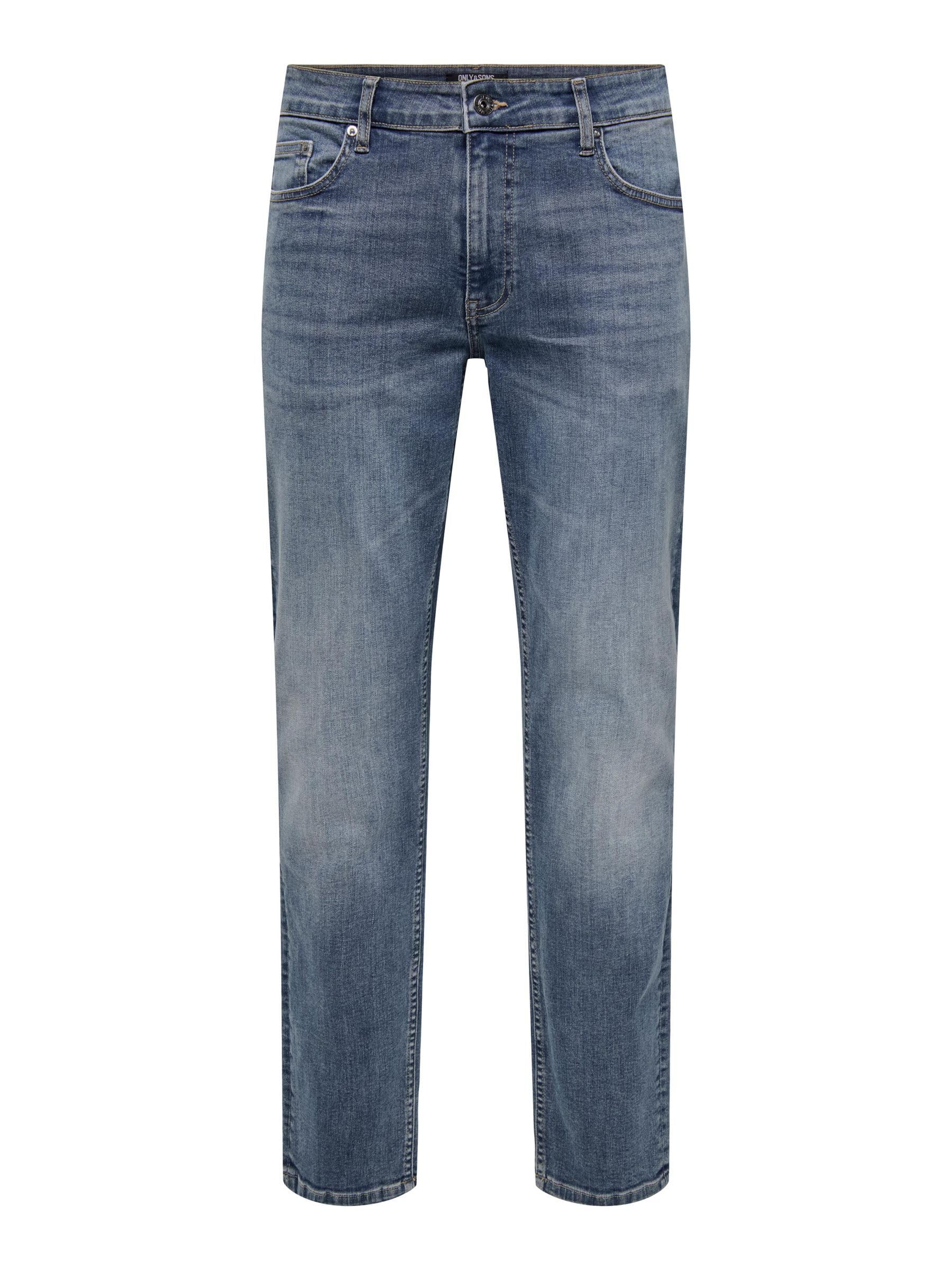 Only & Sons Herren Onsweft Reg. Box Azg DNM Mu Otl Only & Sons Male Normal Geschnitten Jeans Onsweft Mittlere Taille Normal Geschnitten Jeans