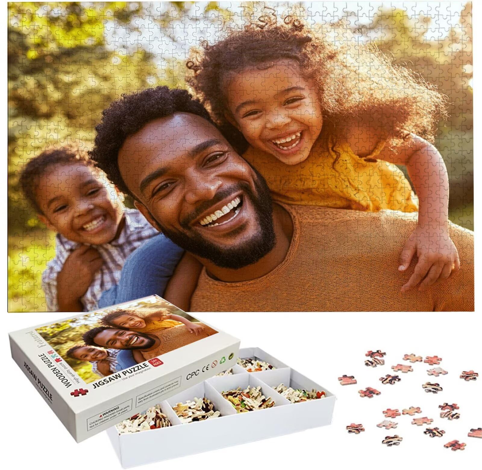 Spersonalizowane puzzle, niestandardowe drewniane puzzle fotograficzne