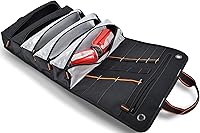 Vista 5 de Rollo de herramientas para hombre, bolsa enrollable de herramientas, bolsa de herramientas enrollable, organizador de rollos de herramientas, bolsas