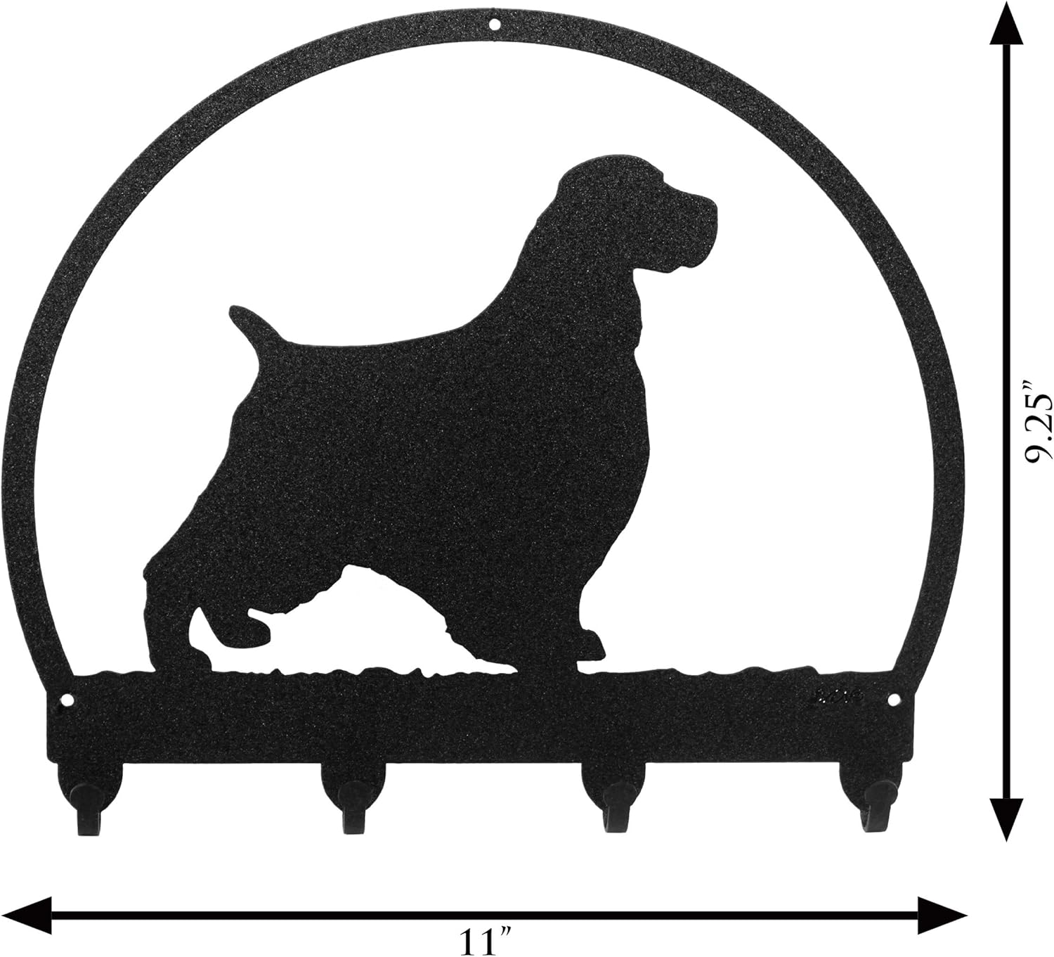 SWEN Products English Springer Spaniel Metal Key Chain Hanger - Leash Holder