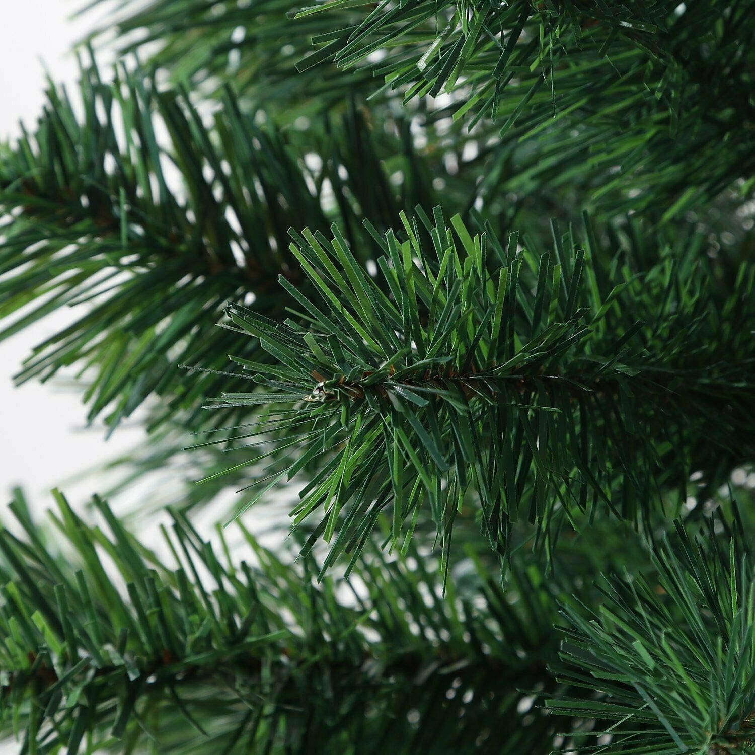 12ft/360cm Prelite Künstlichen Weihnachtsbaum Alaskan Pine Grün 2800 Spitzen Xmas Home Dekorationen 3.6m, 640 Weiße LEDs Metallständer