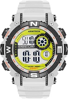 Relógio esportivo masculino cronógrafo digital com pulseira de r