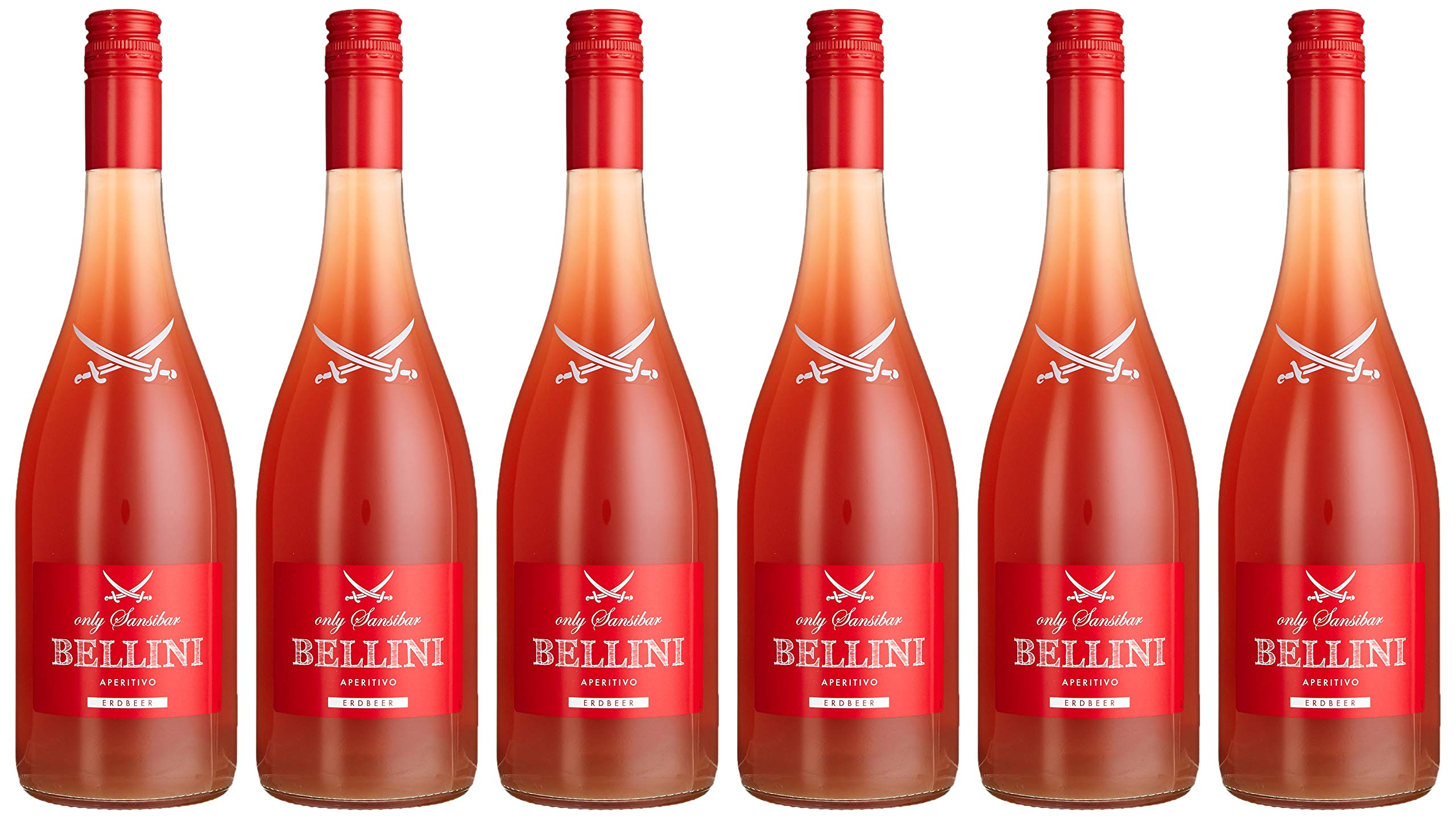 Gerstacker Sansibar Bellini Erdbeer Cocktail (6 x 0.75 l)