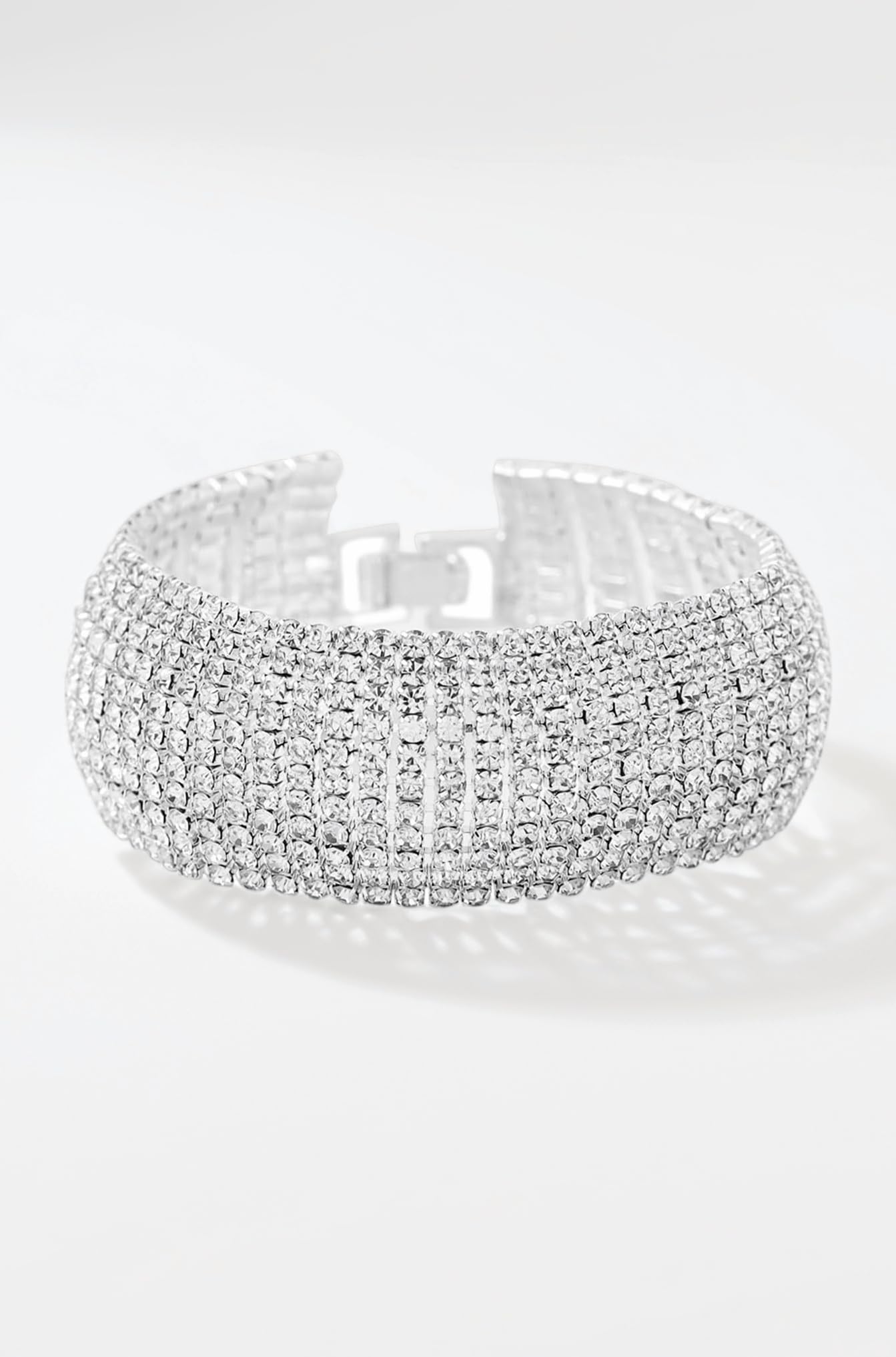 Bracelet for Women and Girls Blue Crystal Bracelets for Women | Silver Toned Blue Crystal Bracelet for Girls | Birthday Gift for Girls and Women Anniversary Gift for Wife