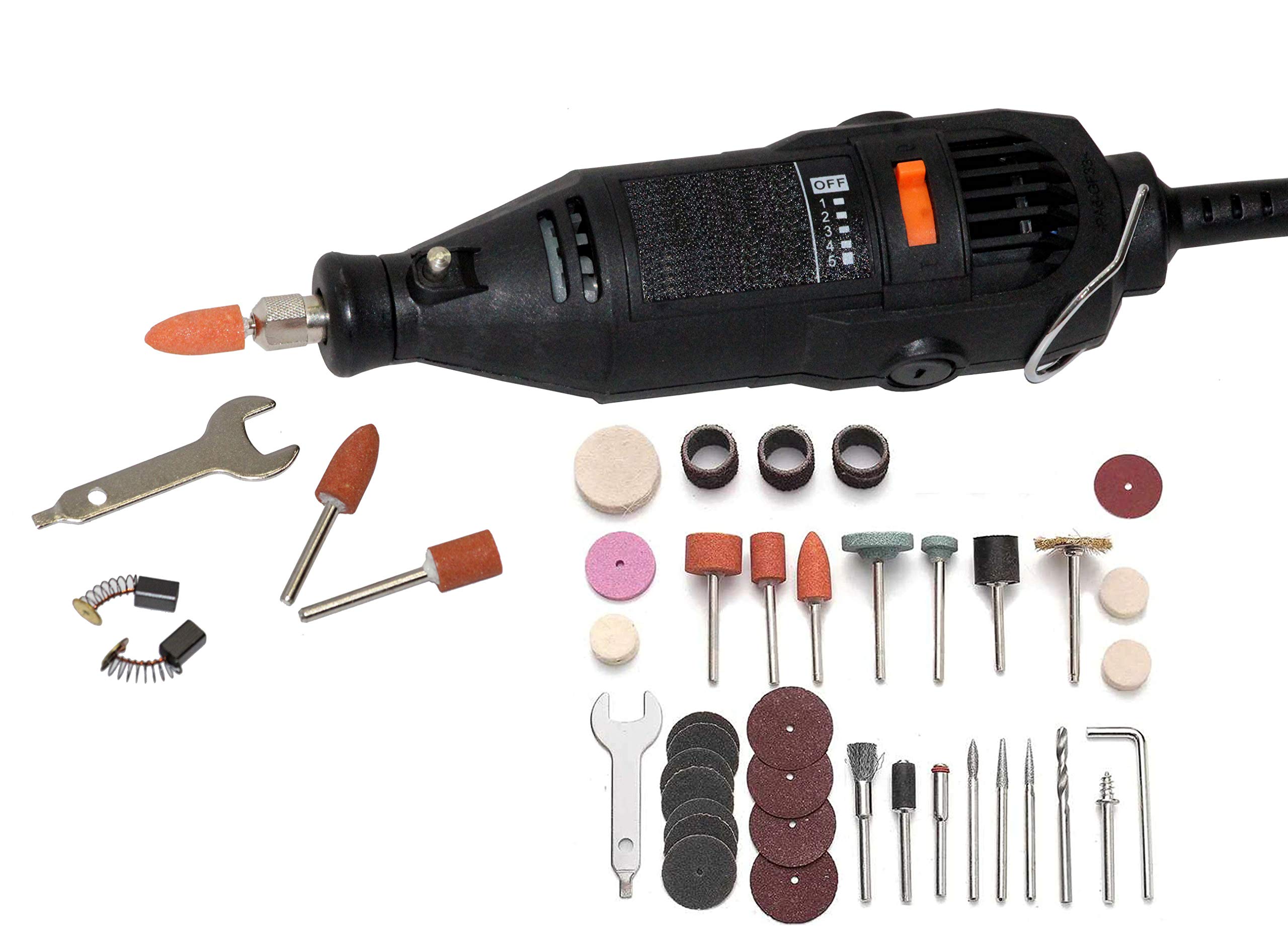Digital Craft Mini Drill 130W Electric Drill Grinder Engraver Pen Grinder Mini Drill Electric Rotary Tool Grinding Machine 105Pc Multi Rotary Tool Accessories Set Grinding Polishing Rotating Kits (B0917SH71L) Amazon Price History, Amazon Price Tracker