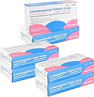 Vista 1 de Píldora anticonceptiva de emergencia para mujeres (paquete de 6) – Tableta de levonorgestrel de 1.5 mg – Reduce la probabilidad de embarazo después