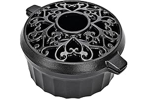 1MORE Cast Iron Simmer Pot - Wood Stove Humidifier