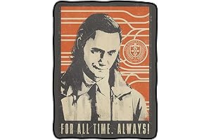 Surreal Entertainment Marvel: Loki for All Time. Always! - Plush Throw Blanket