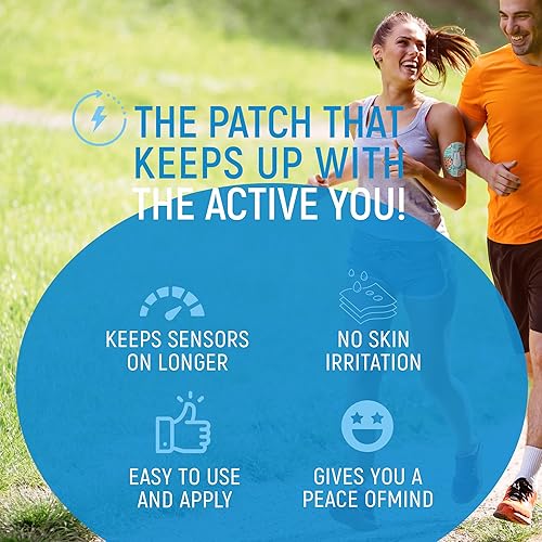 Miniatura 5 de RockaDex Parches adhesivos de diseño navideño, paquete de 5 mezclas compatibles con Dexcom, Libre, Medtronic y Omnipod - Fabricado por una familia