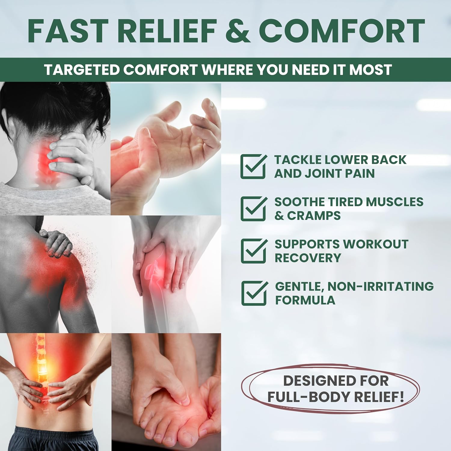 KESMEDIK Joint & Muscle MaxTherapy Cream | Relaxes & Soothes Muscle Tension & Joint Discomfort, Skin Nourishing & Restorative Formula with Arnica, Eucalyptus & Tea Tree Oil