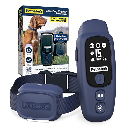 PetSafe Core Dog Trainer Remote Collar, 1000 Ft Range, 15